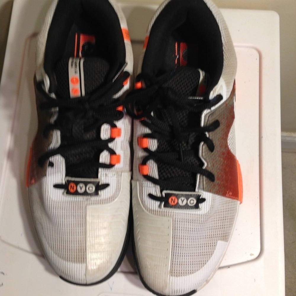 Nike Training Shoes â€" Gray/Orange â€" Menâ€™s Size 9.5